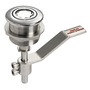 Flush turn latch for winch handle title=